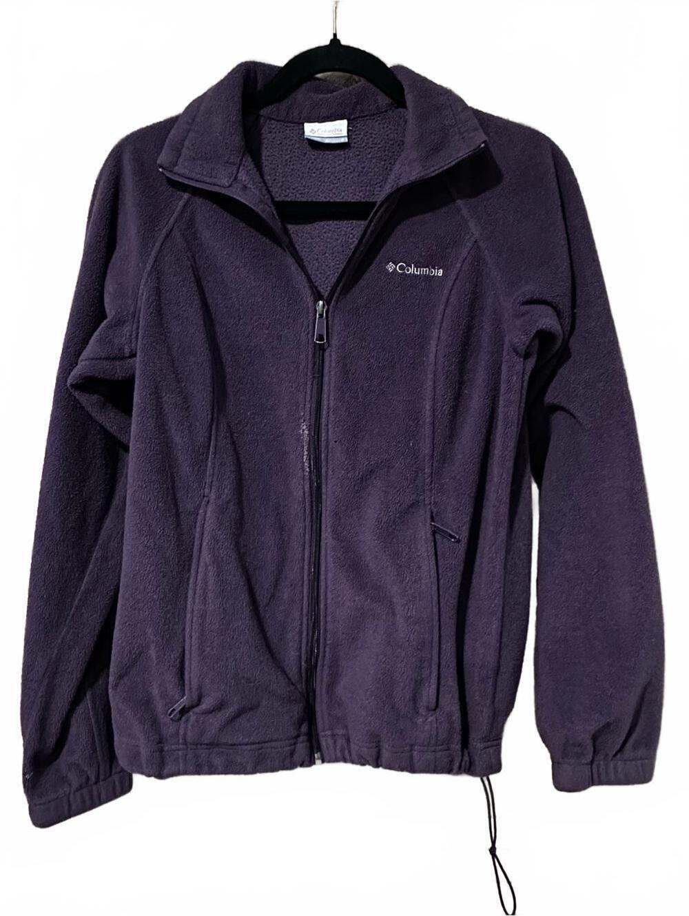 Columbia Full-Zip Fleece Jacket in Deep Plum